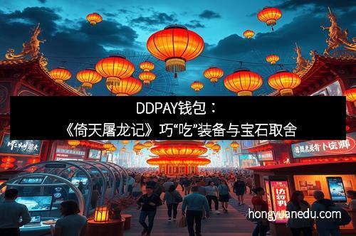DDPAY钱包：《倚天屠龙记》巧“吃”装备与宝石取舍